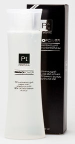 Регенерирующий шампунь-кондиционер для ослабленных волос с наноплатиной